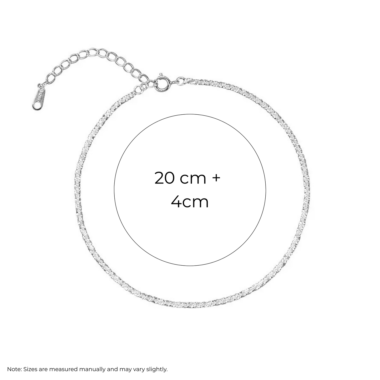 Loop Anklet | 925 Sterling Silver