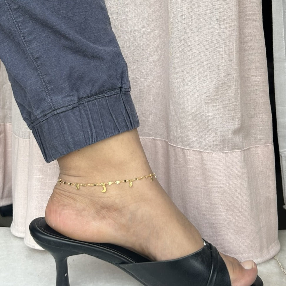Celestial Anklet | 925 Sterling Silver