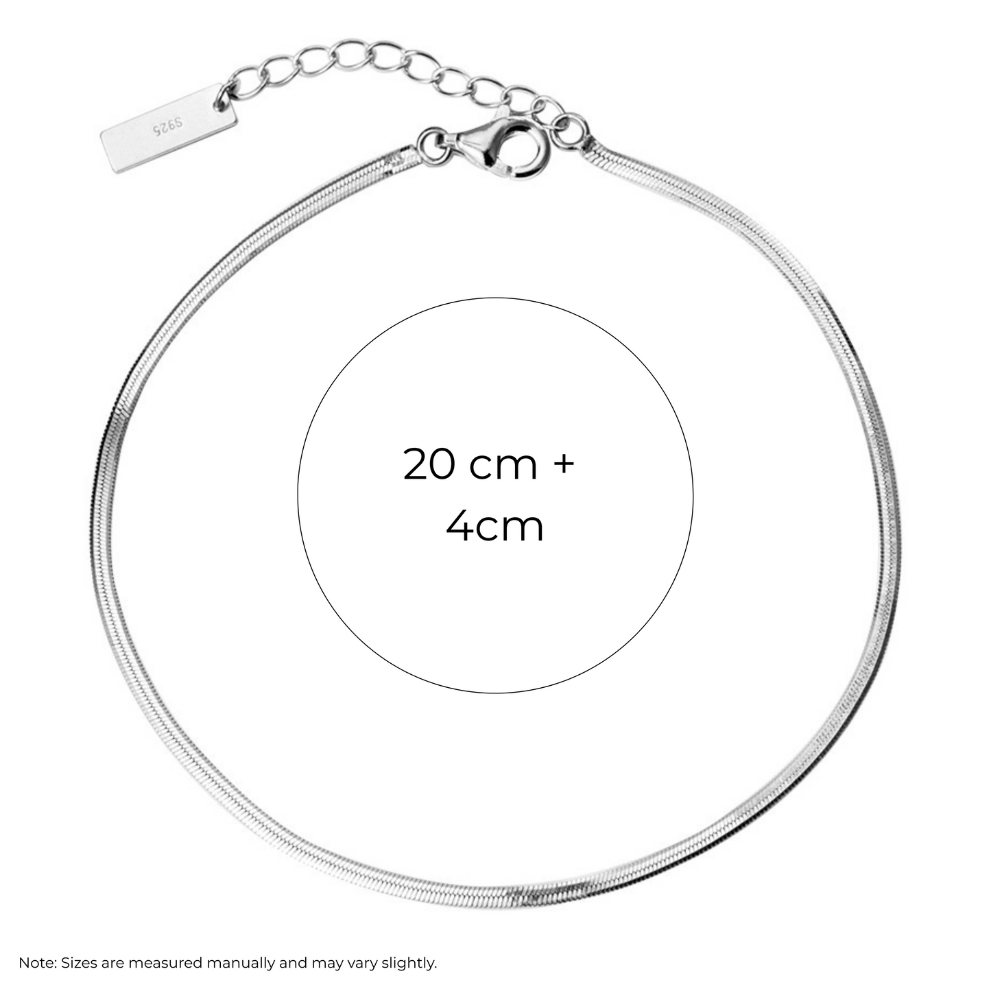Leia Anklet | 925 Sterling Silver