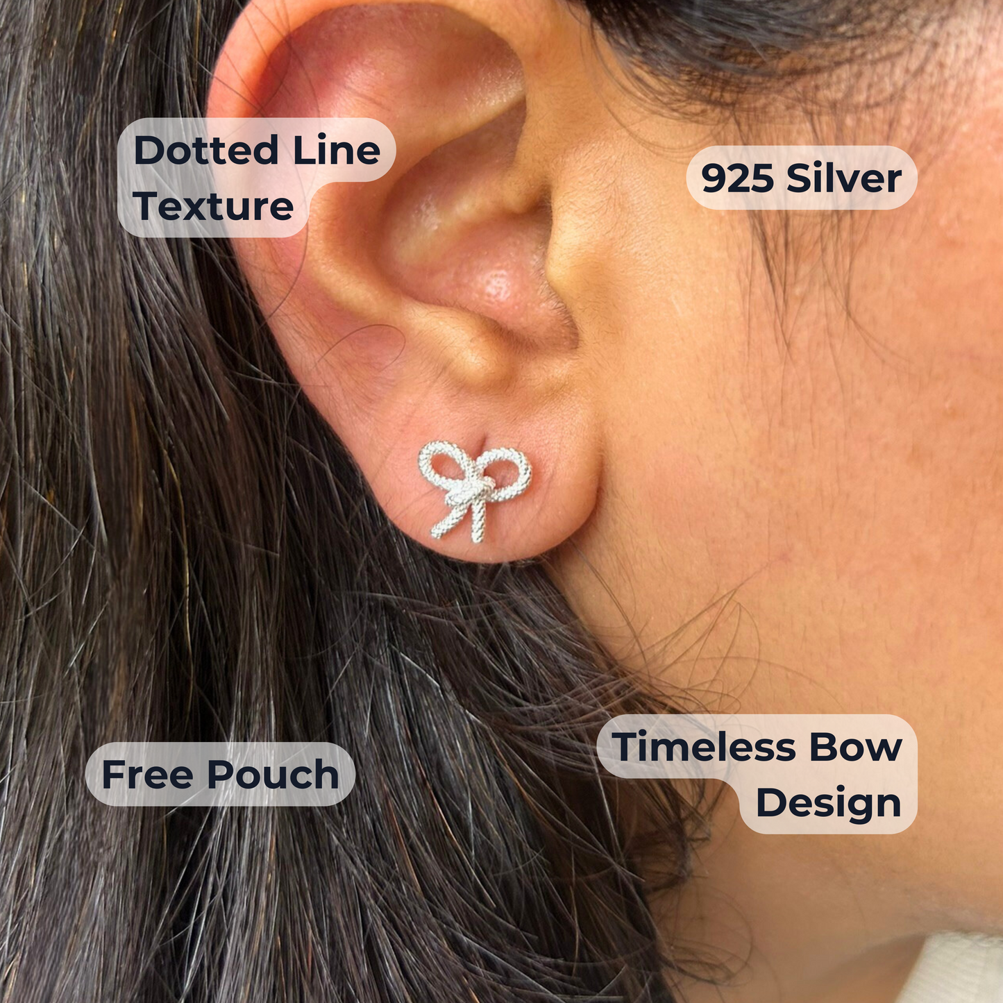 Timeless Bow Earrings | 925 Sterling Silver