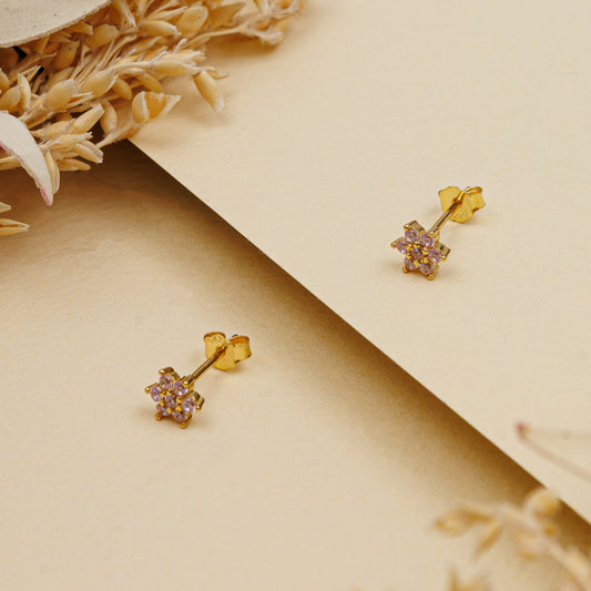 Floral Stud Earring | 925 Sterling Silver