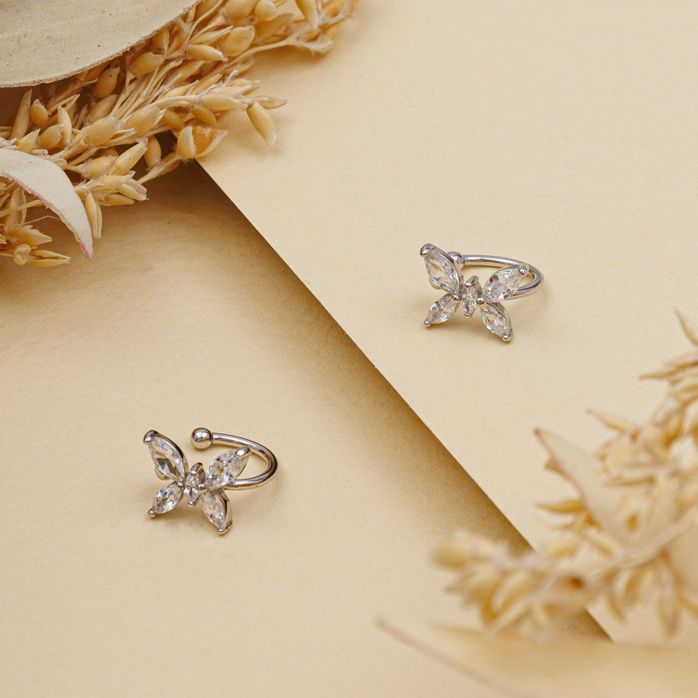 Butterfly Ear Cuff | 925 Sterling Silver