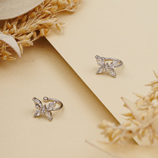 Butterfly Ear Cuff | 925 Sterling Silver