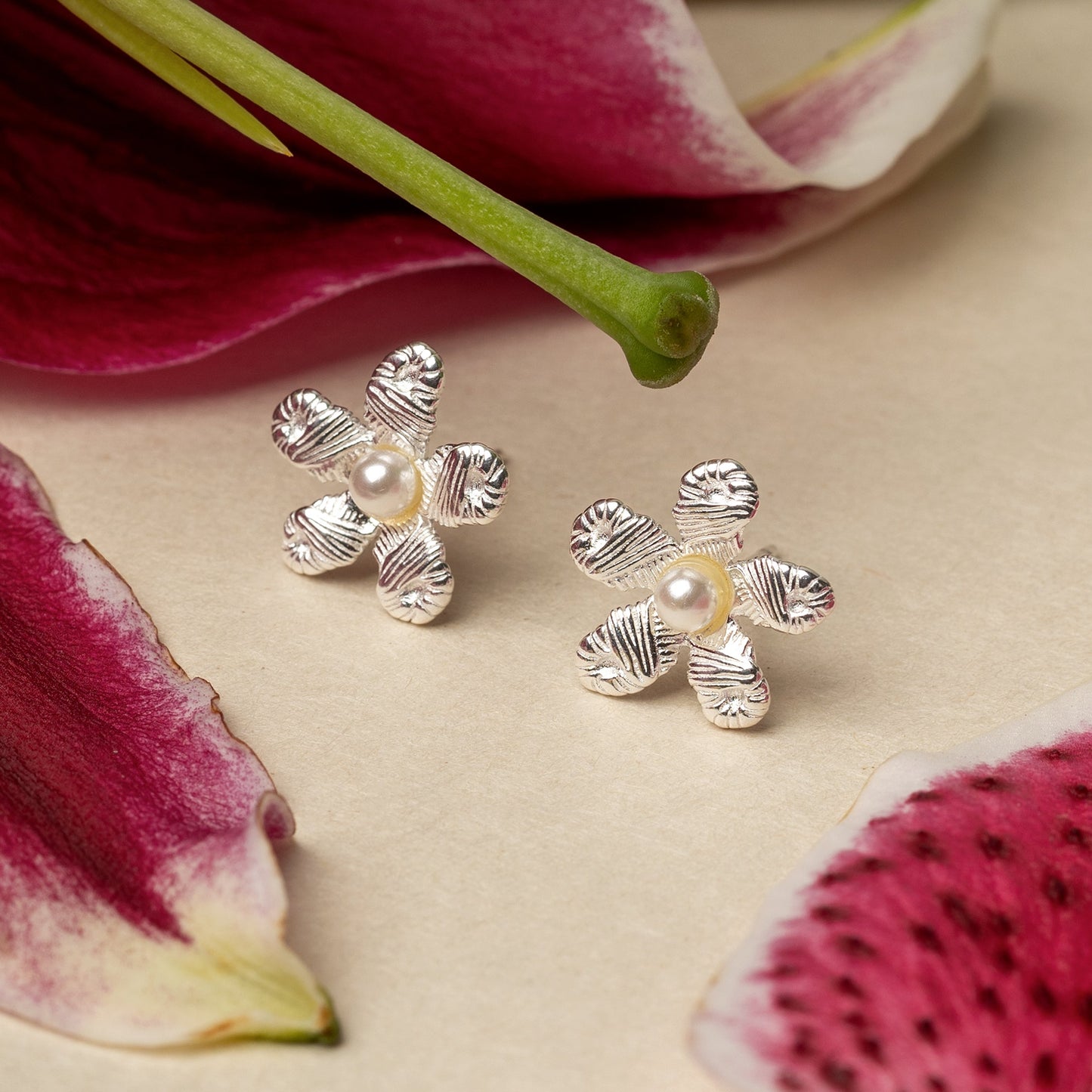 Cleo Studs Earrings | 925 Silver
