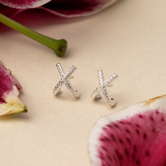 Roxie Illusion Stud Earrings | 925 Silver