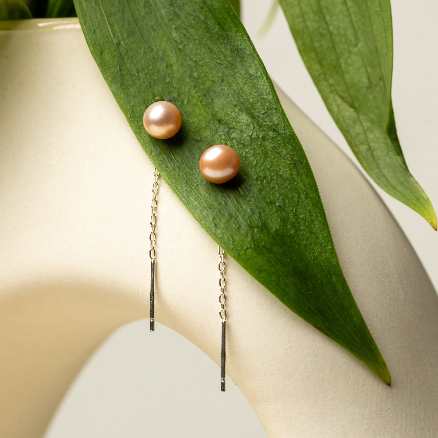 Pearl Thread Earring | 999 Silver