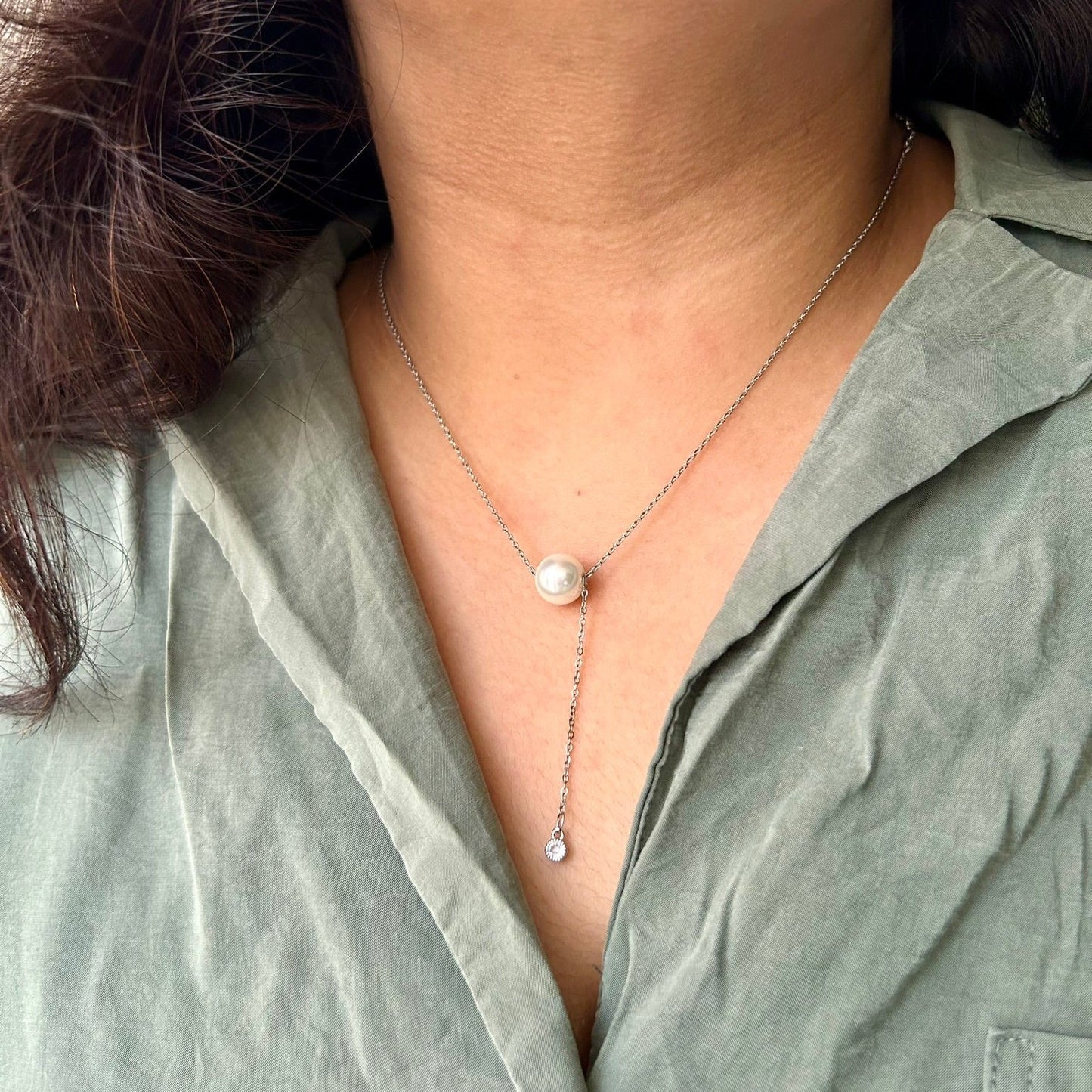 single pearl necklace