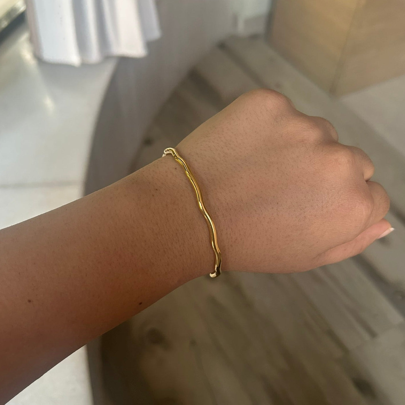 Soft Wave Cuff Bracelet