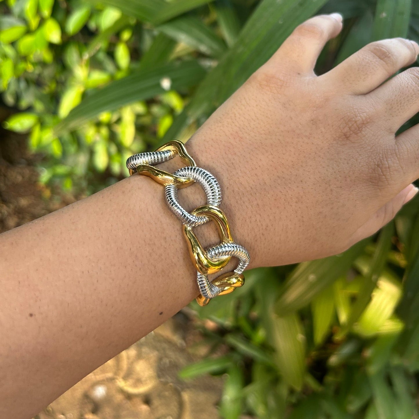 Double Trouble Cuff Bracelet