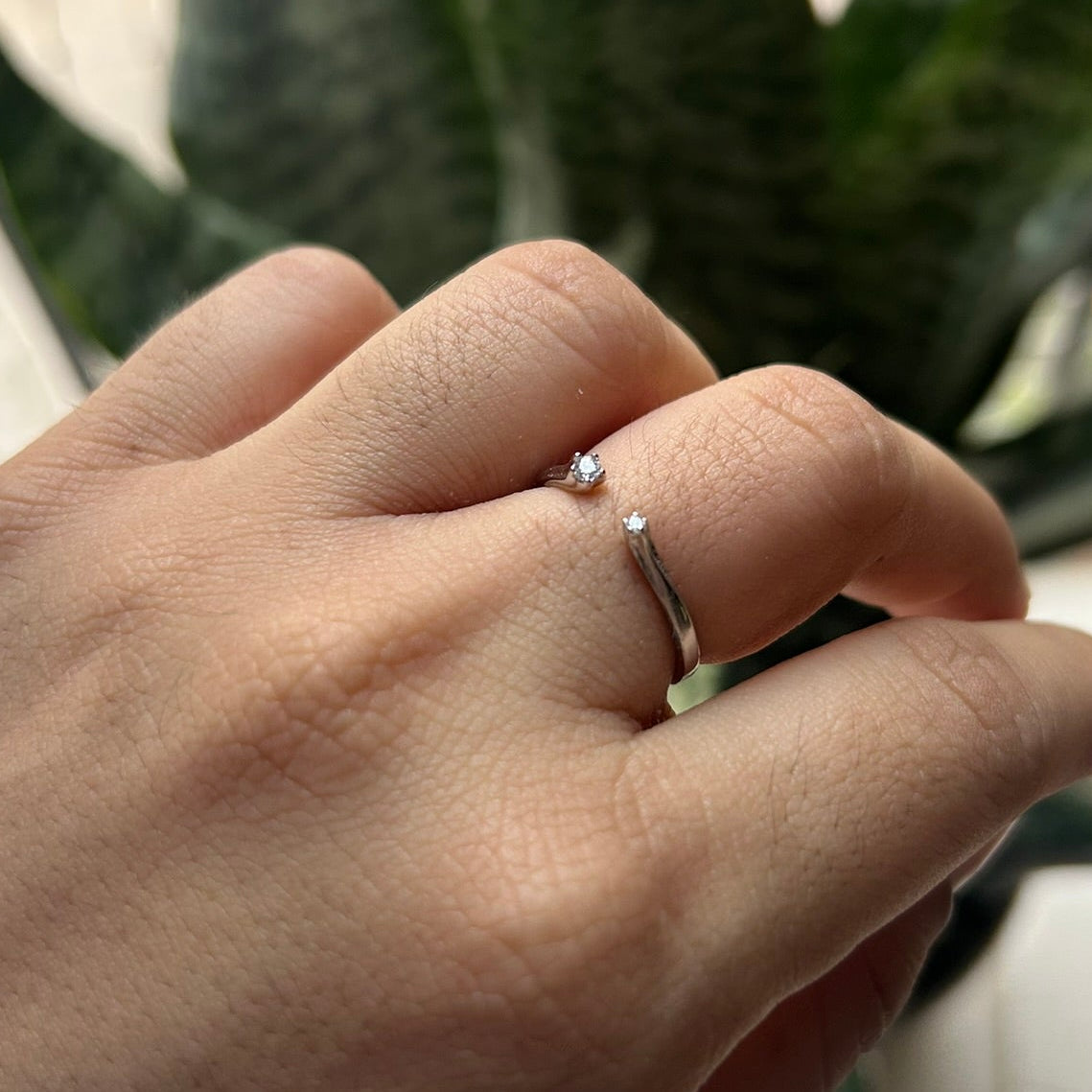 Dew Adjustable Ring | 925 Sterling Silver