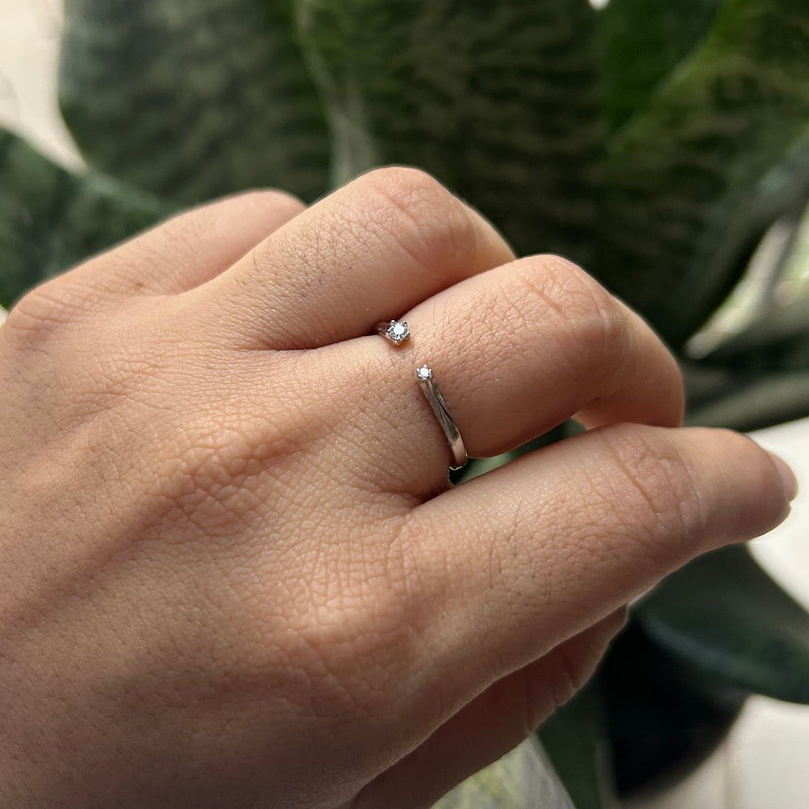 Dew Adjustable Ring | 925 Sterling Silver