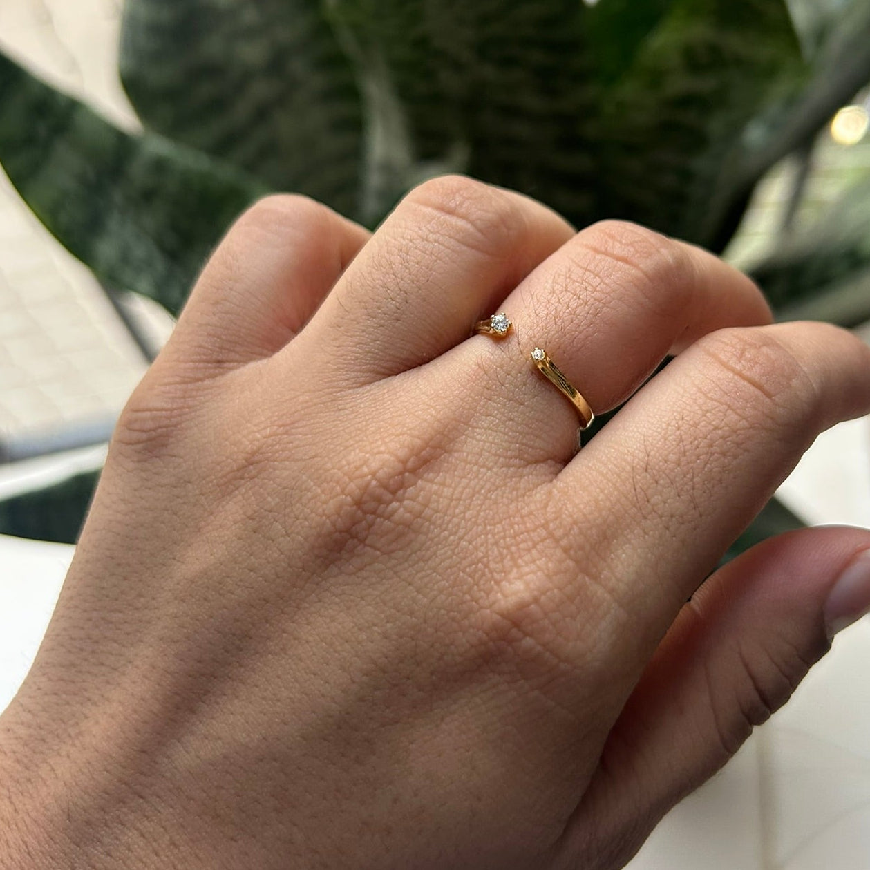 Dew Adjustable Ring | 925 Sterling Silver