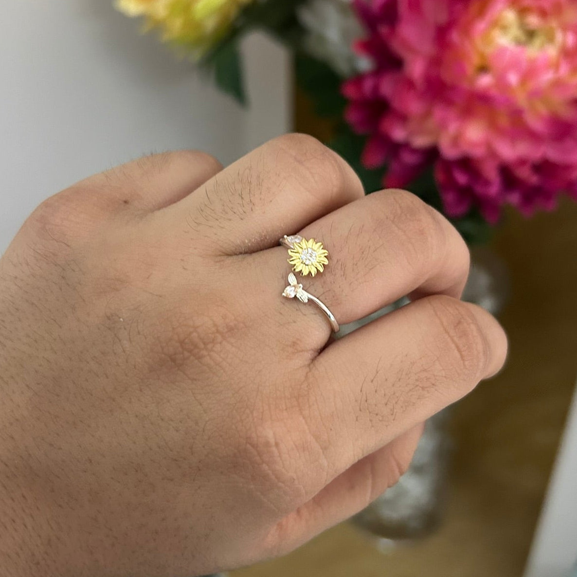 HoneyBee Fidget Spinner Ring | 925 Sterling Silver