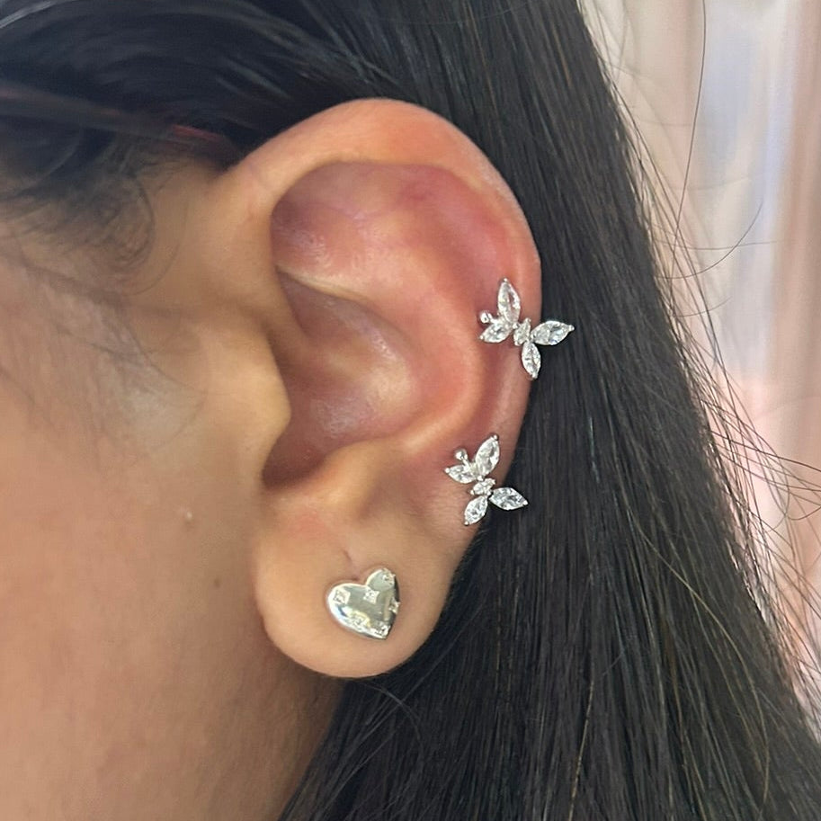Butterfly Ear Cuff | 925 Sterling Silver