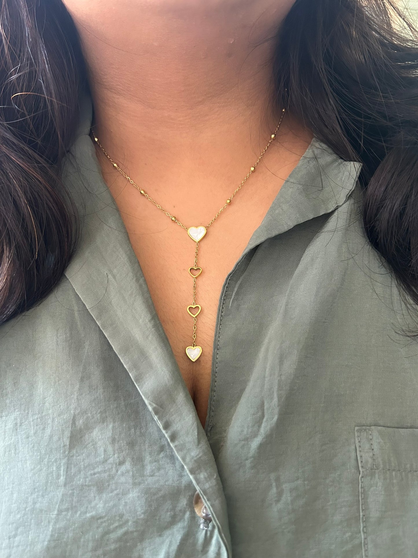 Shell Heart Necklace