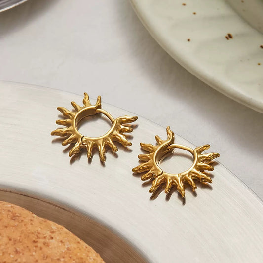 Edge Hoop Earring