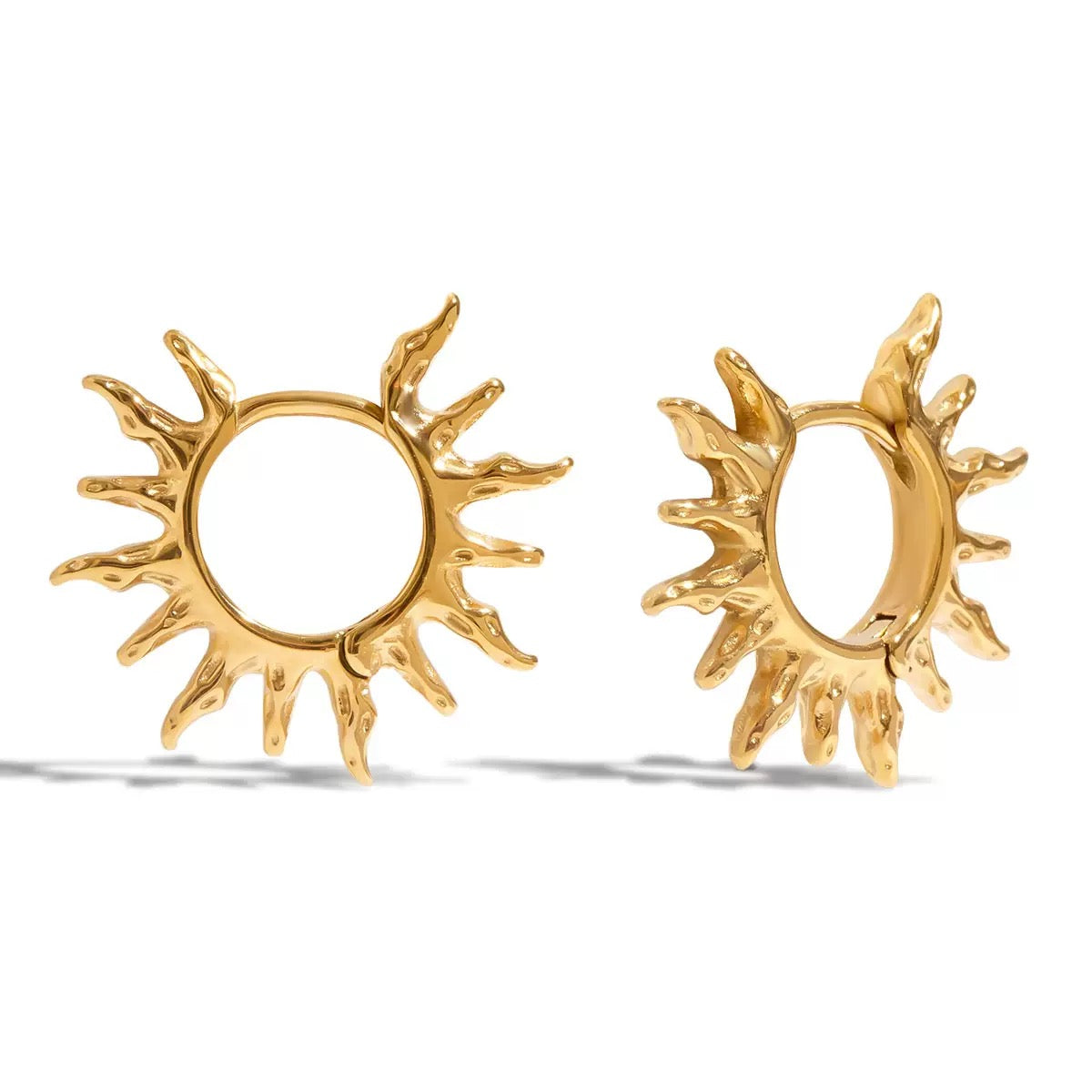 Edge Hoop Earring