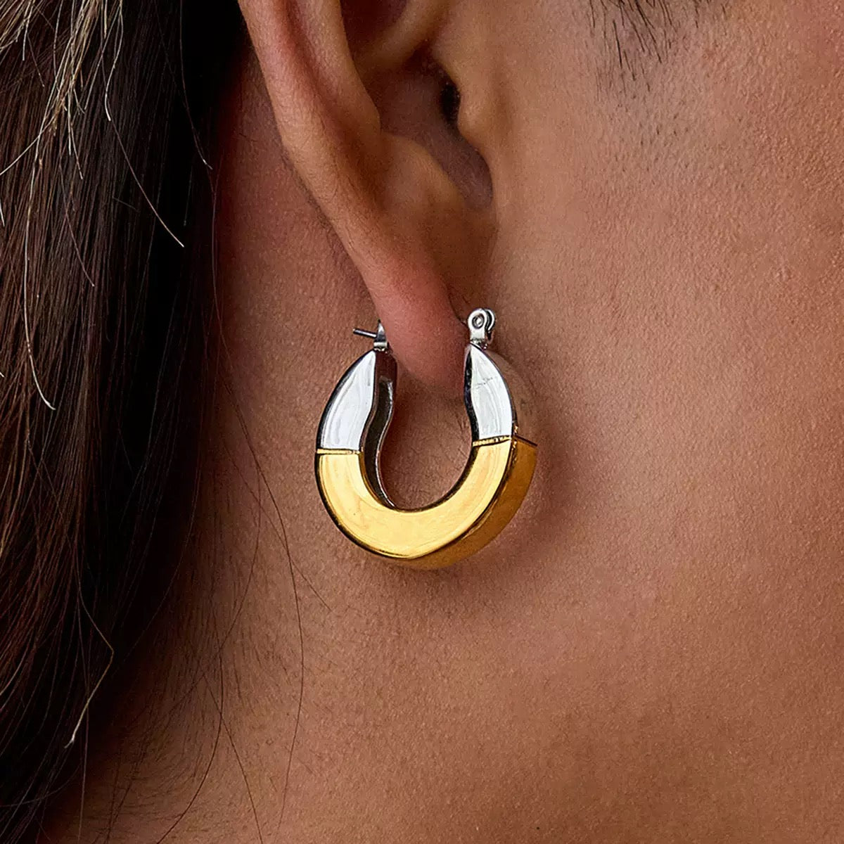Dualist Hoop Earring