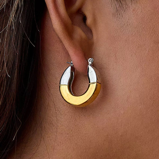 Dualist Hoop Earring