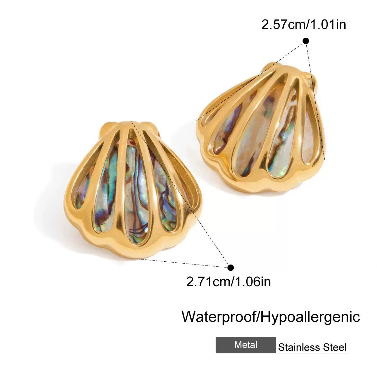 Glowing Shell Earring