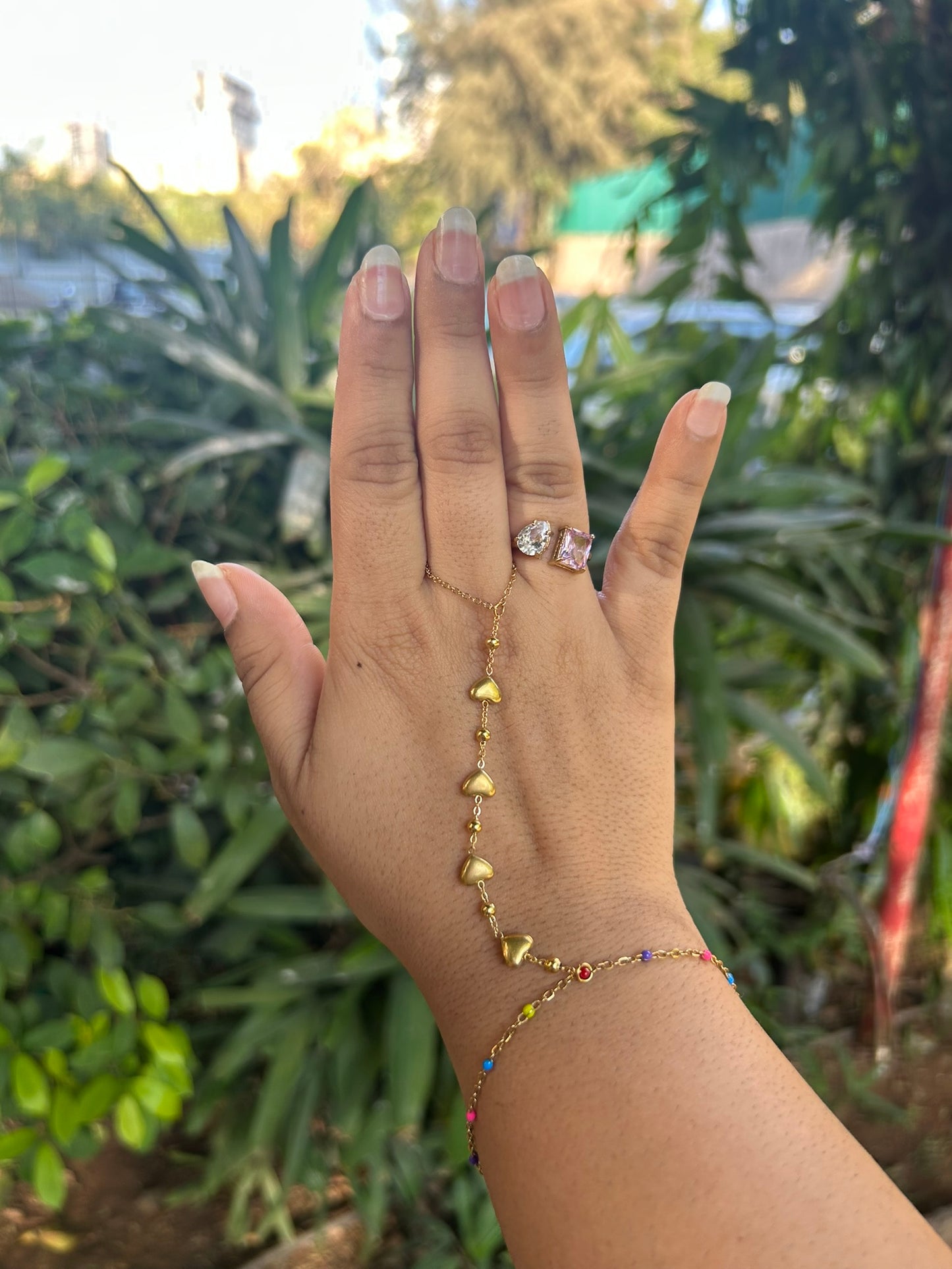 Larkspur Ring Bracelet