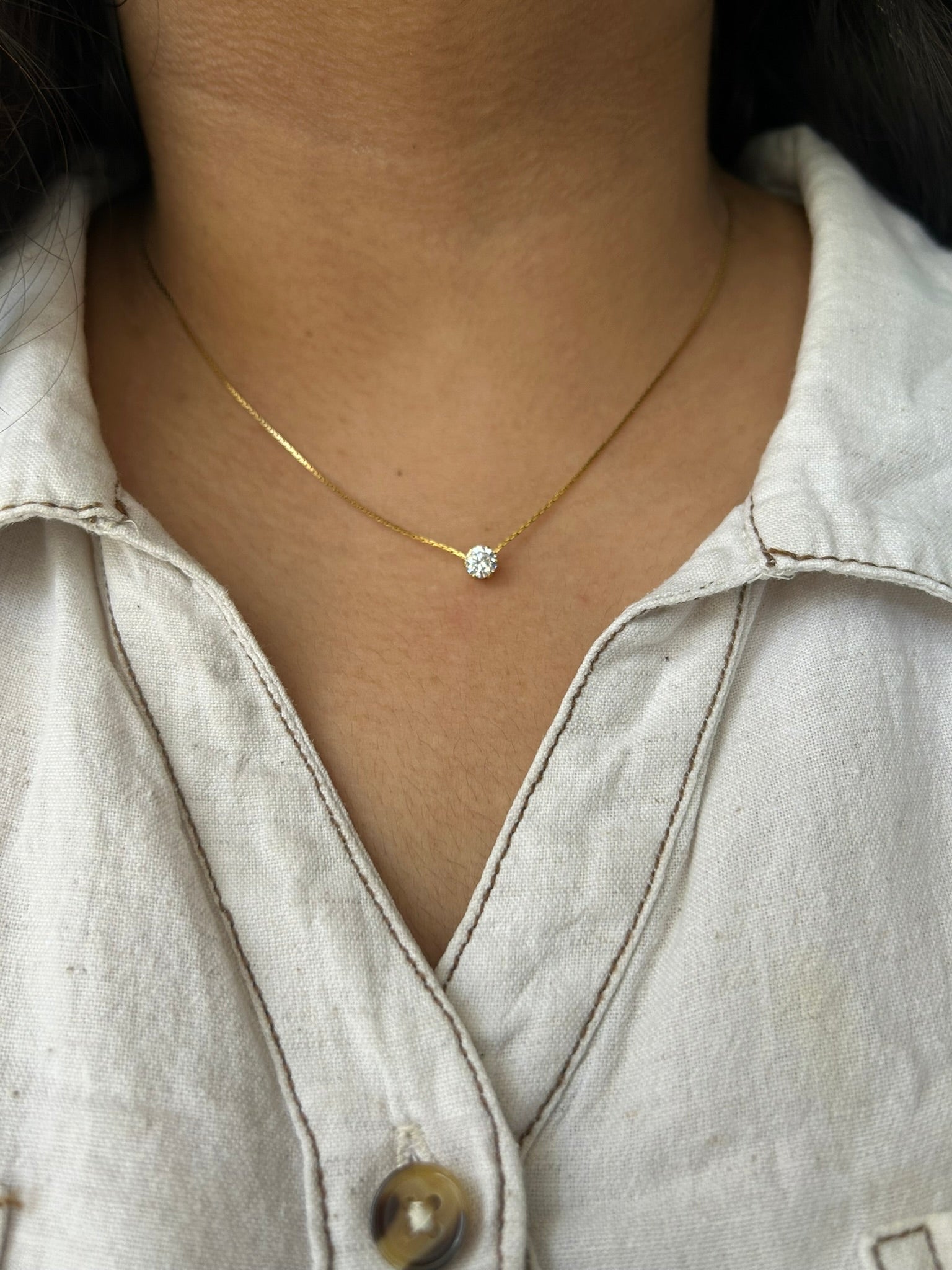 Hypoallergenic Gold Necklace | Delphin Jewels