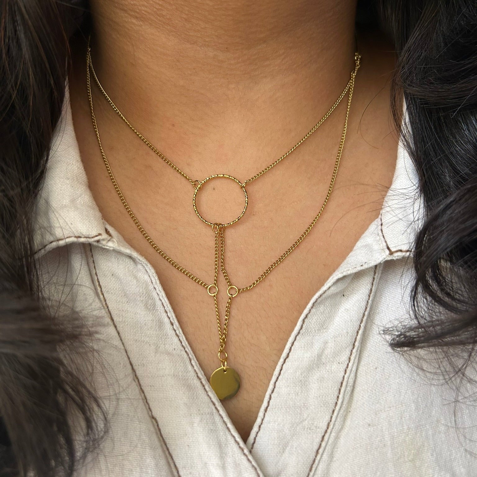 18kt Gold Plated Necklace | Delphin Jewels