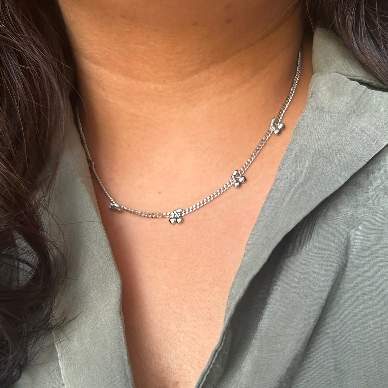 Cherry Necklace Silver | Delphin Jewels