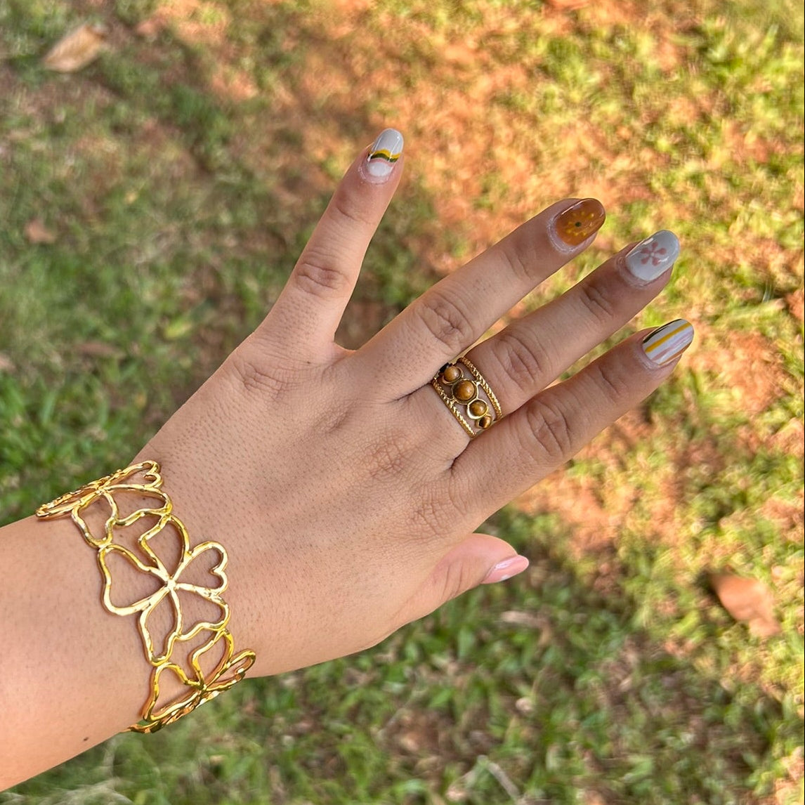 Earthy Adjustable Ring