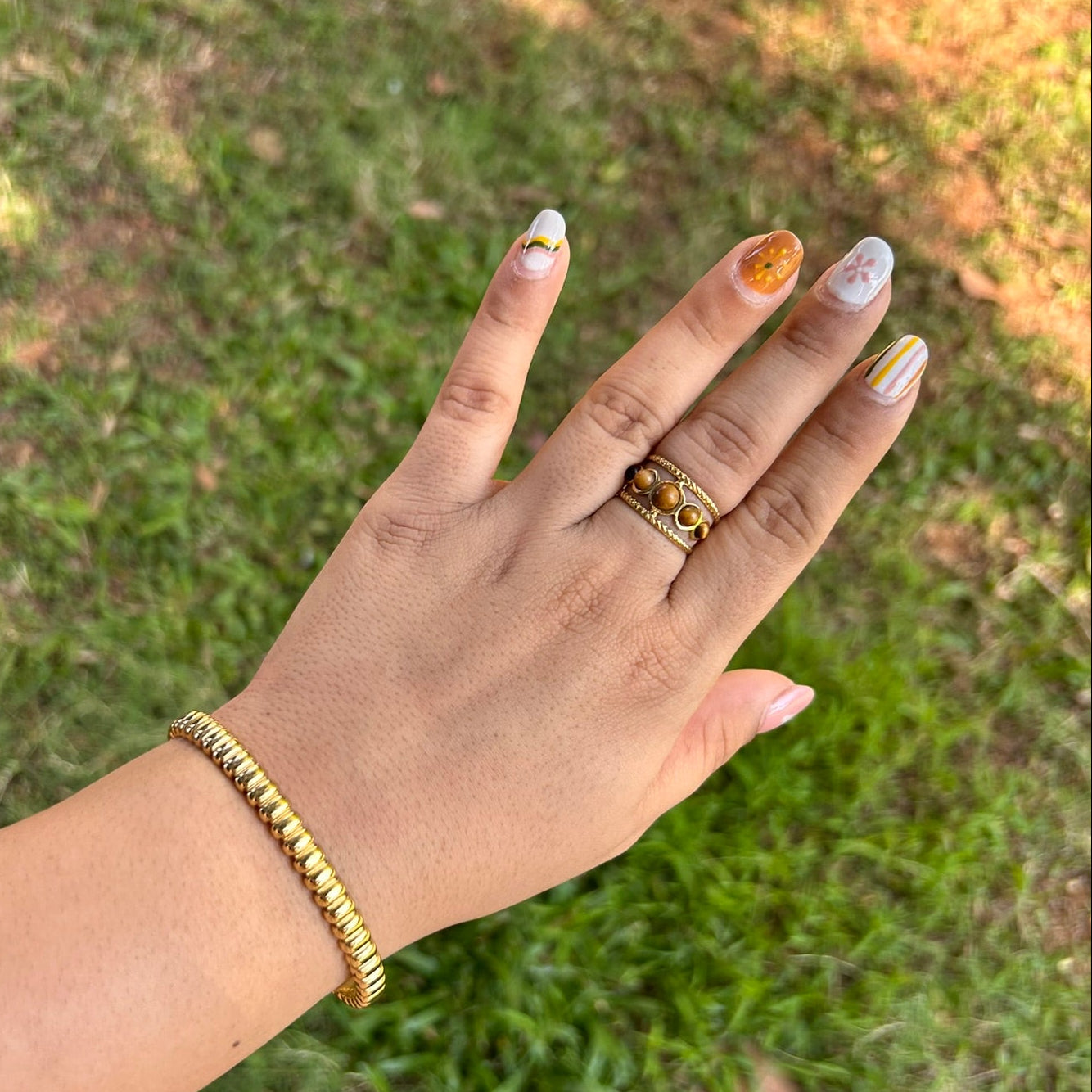 Earthy Adjustable Ring