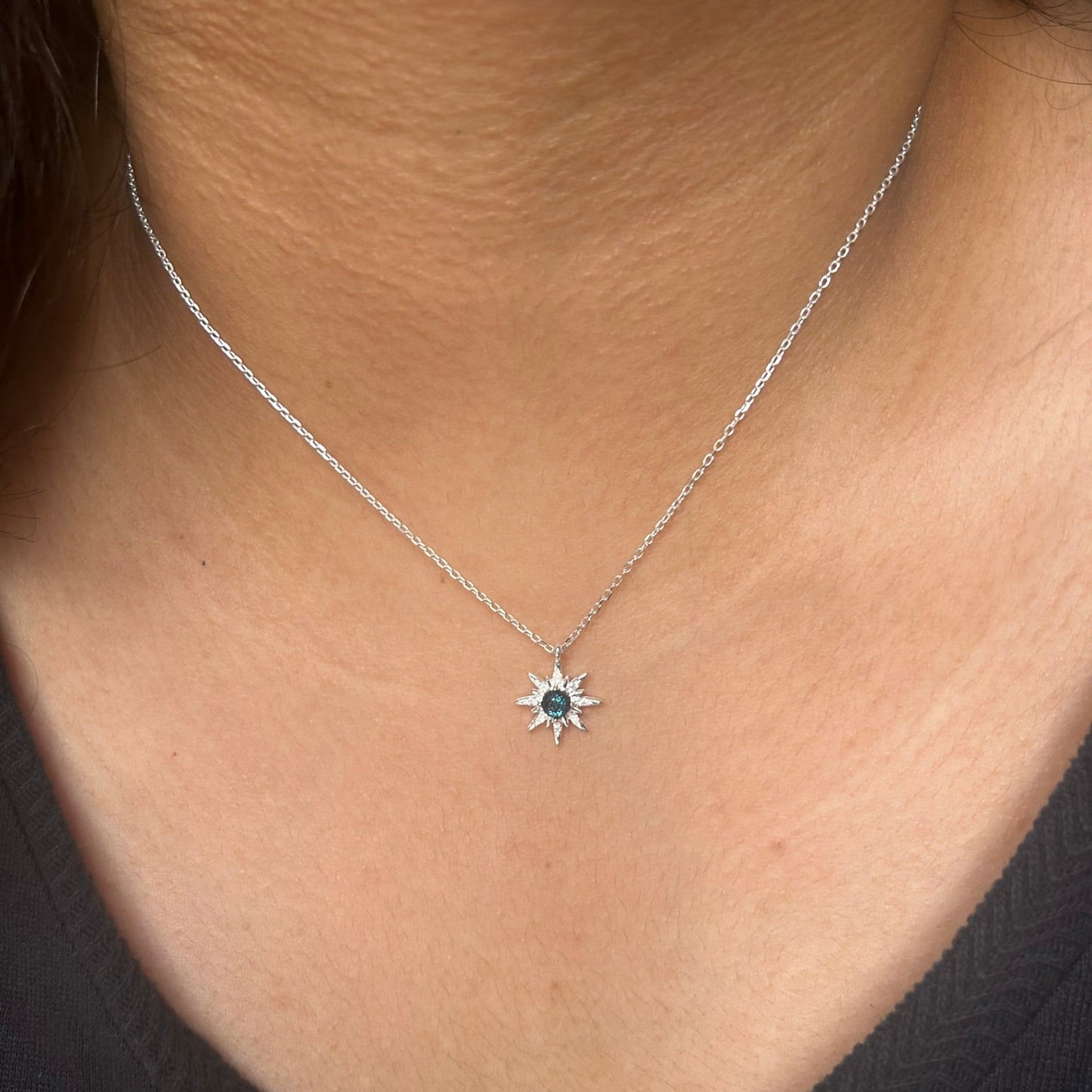 Stella Blue Necklace 925 Sterling Silver
