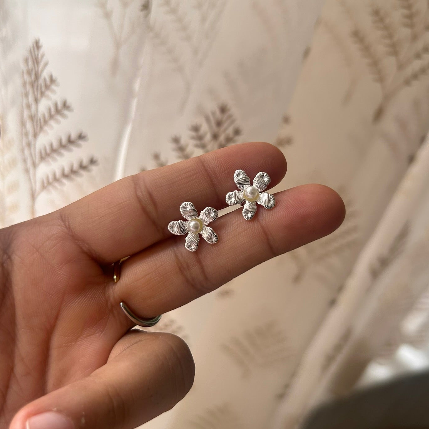 Cleo Studs Earrings | 925 Silver