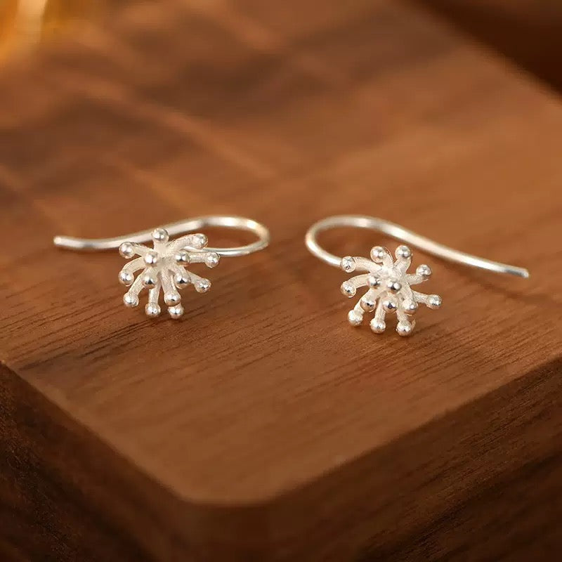 Ray Earrings | 999 Silver