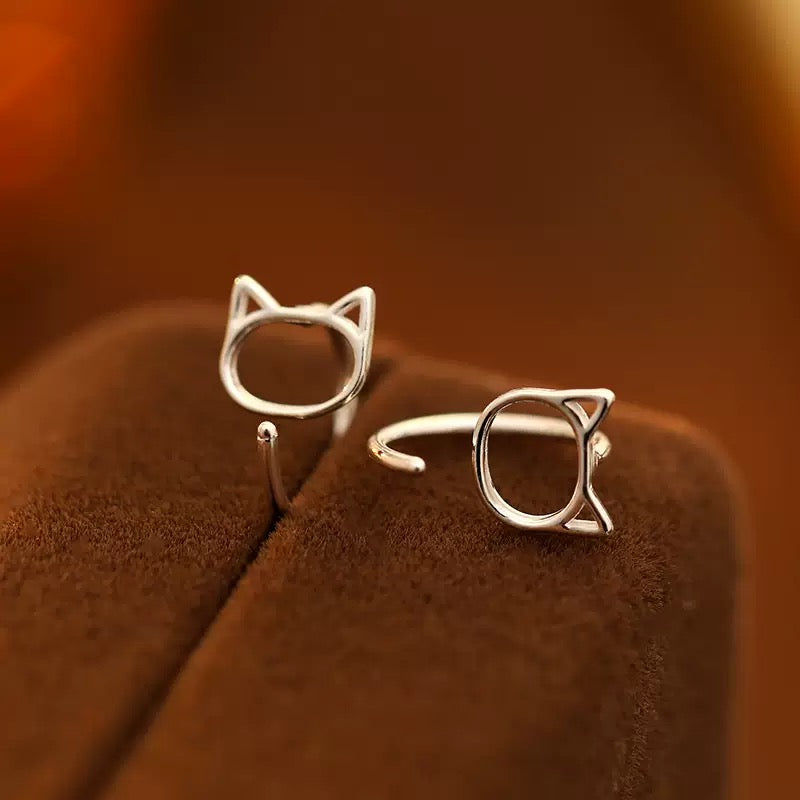 Catwomen Earrings | 999 Silver