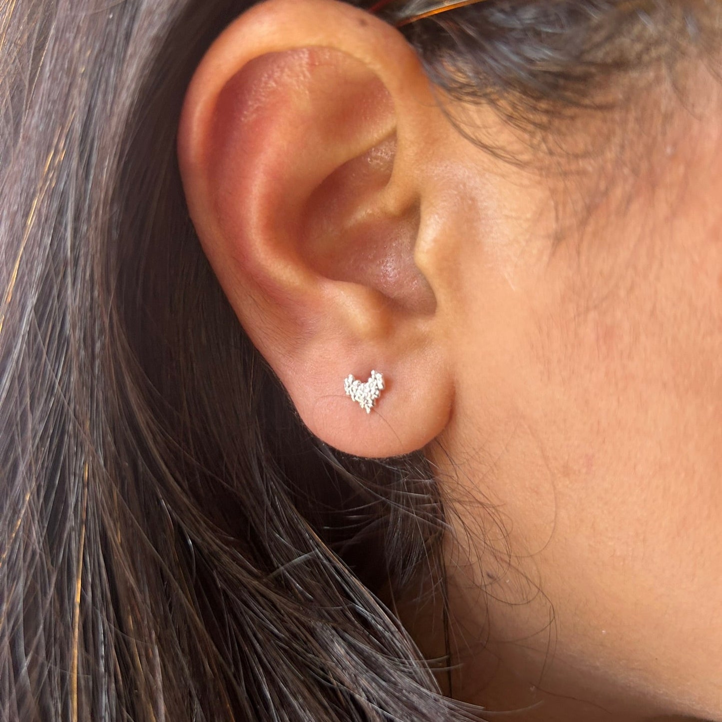 Zoya Stud Earring | 999 Silver