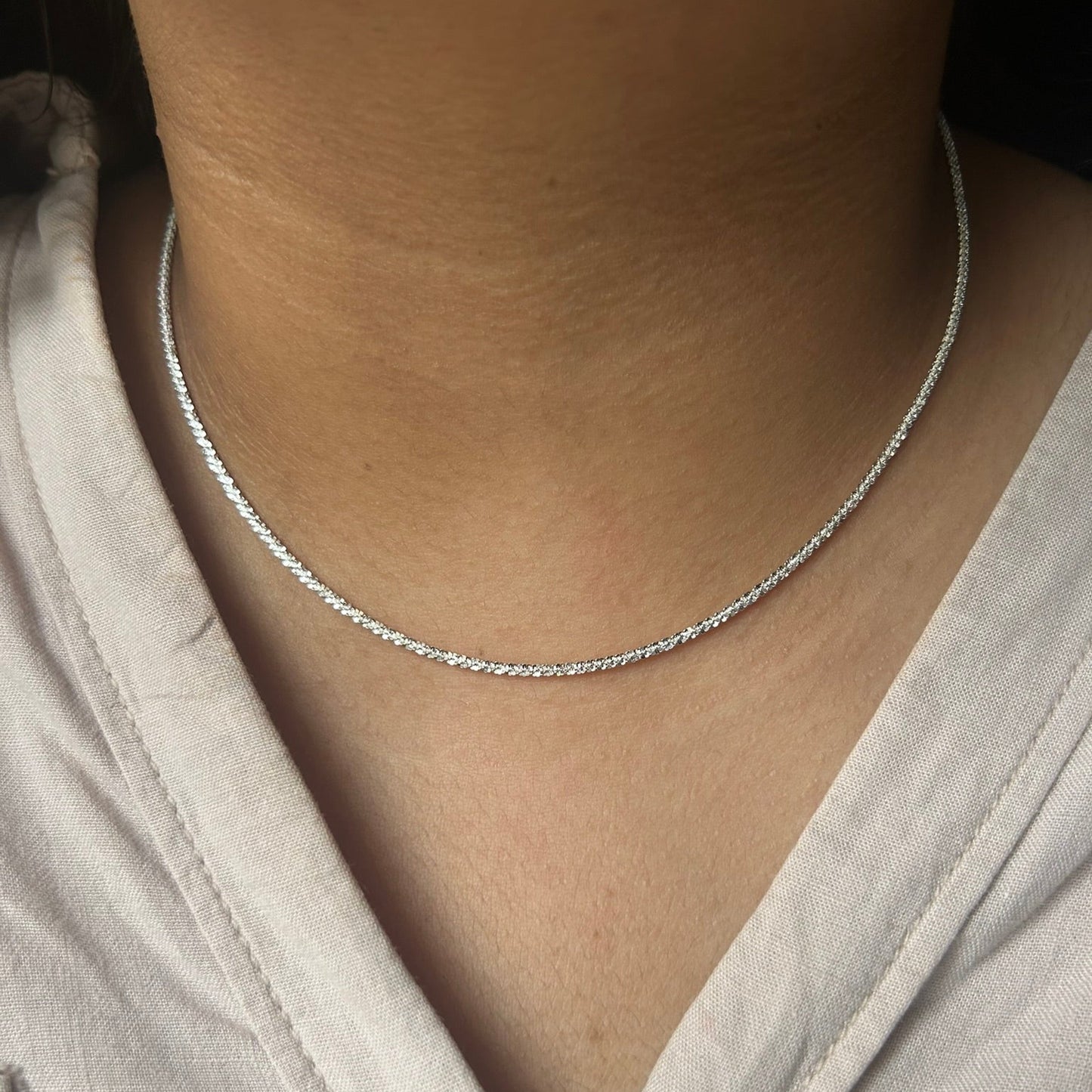 Loop Chain Necklace | 925 Sterling Silver
