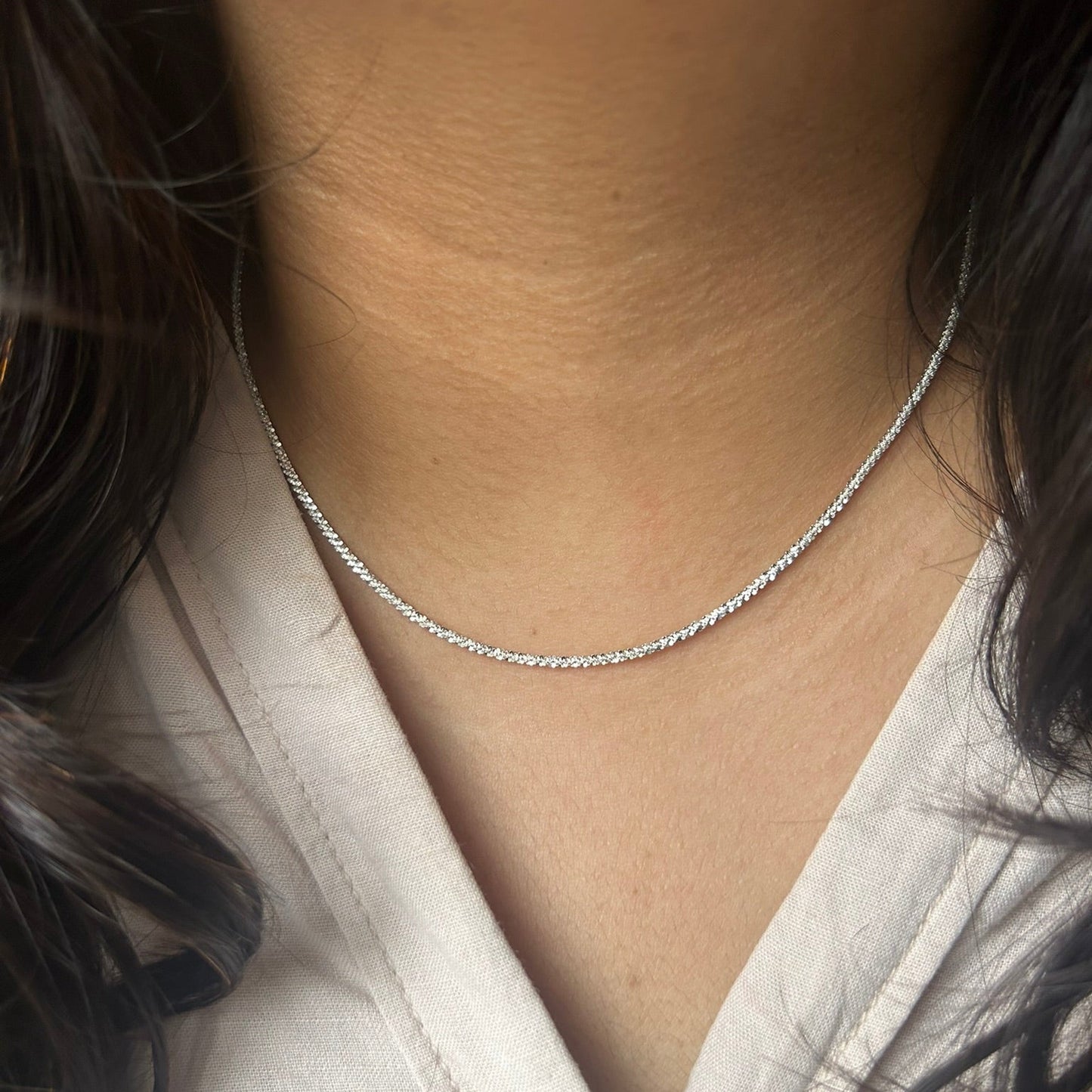 Loop Chain Necklace | 925 Sterling Silver