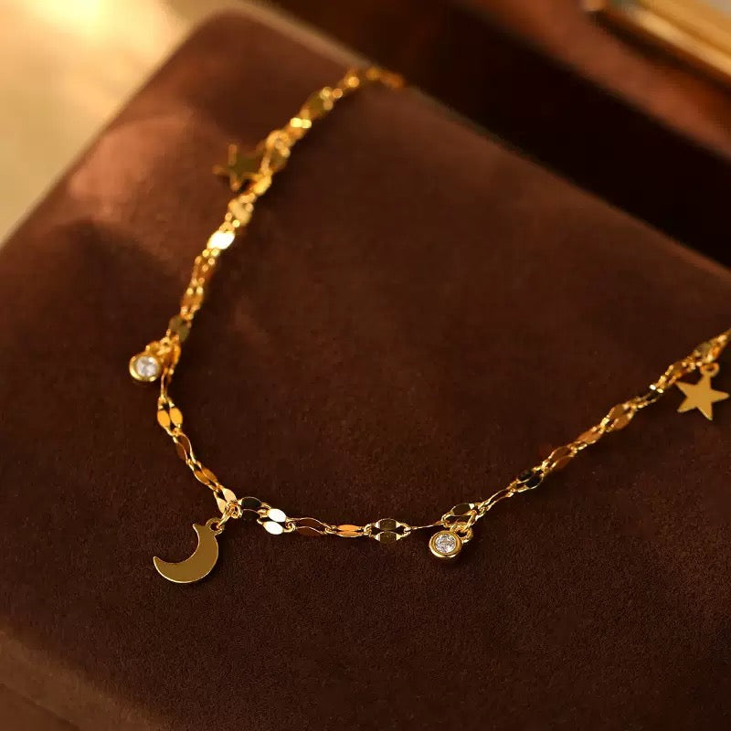 Celestial Anklet | 925 Sterling Silver