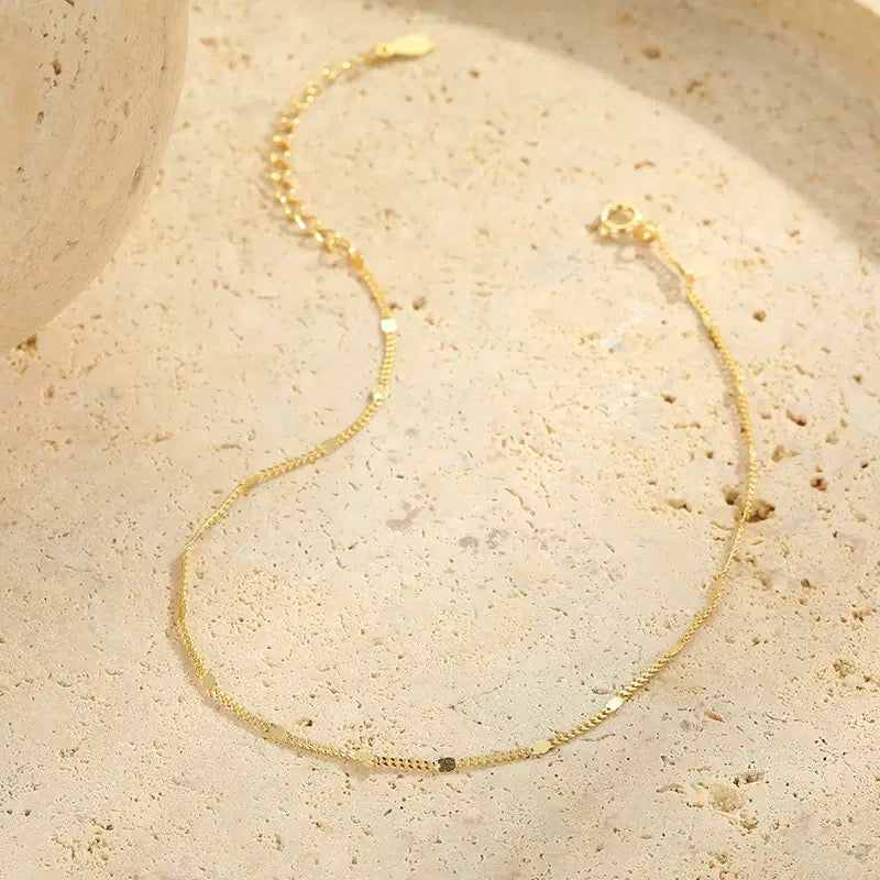 Kira Anklet | 925 Sterling Silver