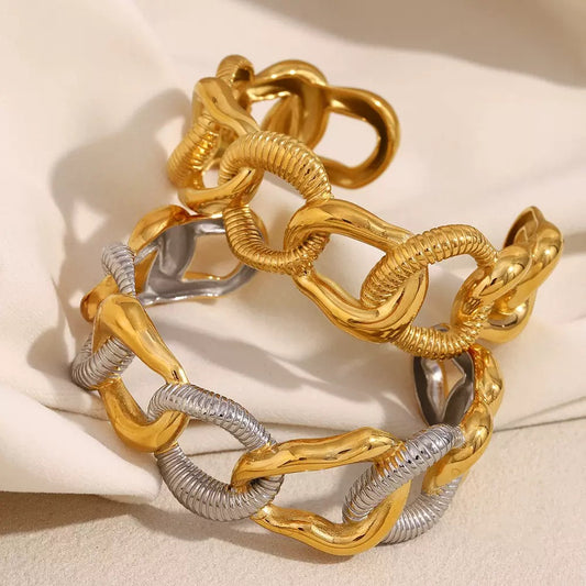 Double Trouble Cuff Bracelet