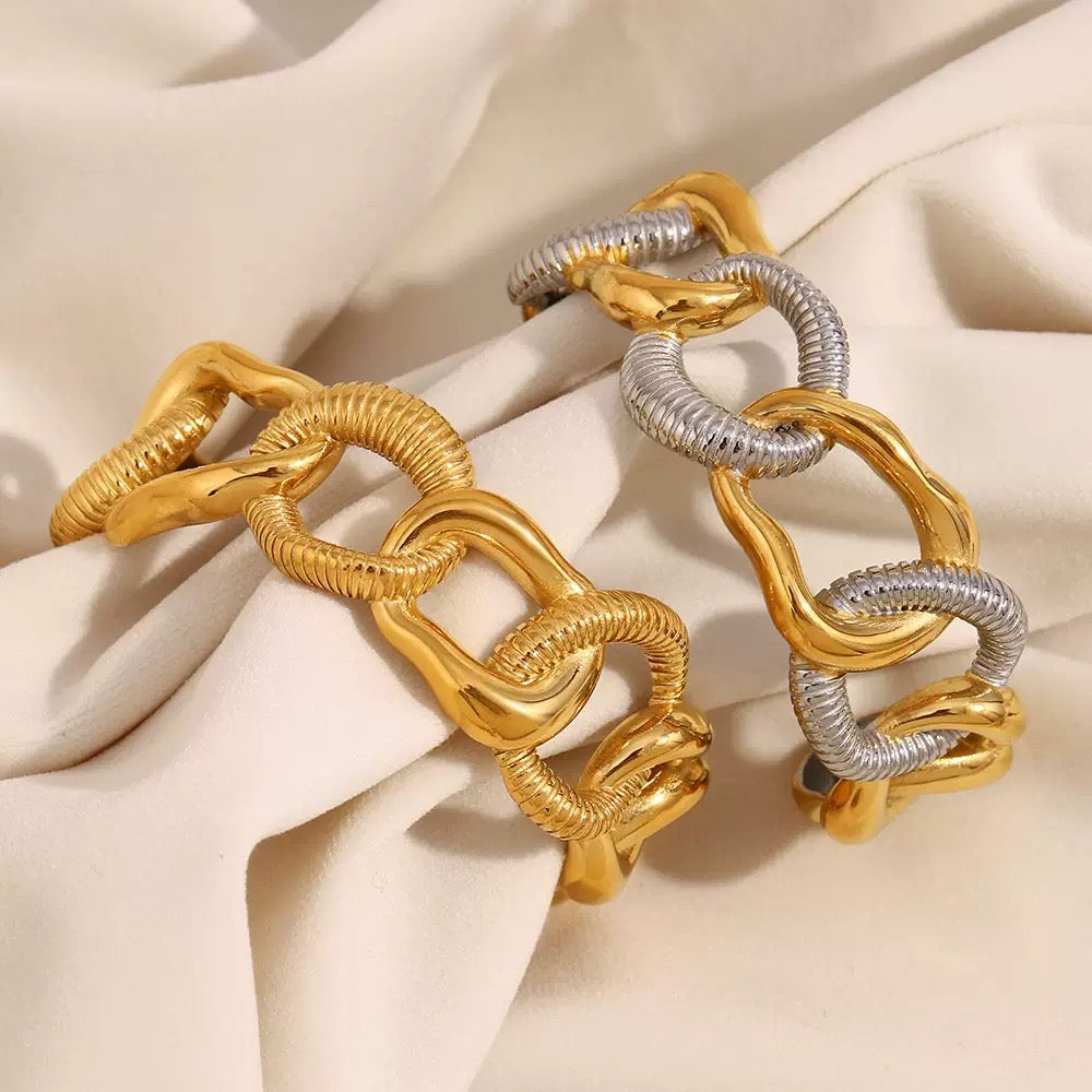 Double Trouble Cuff Bracelet