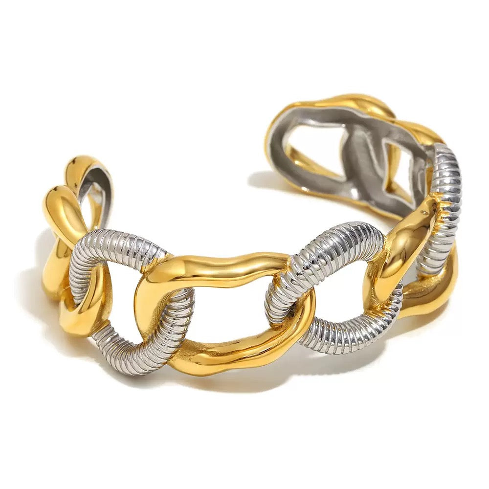 Double Trouble Cuff Bracelet