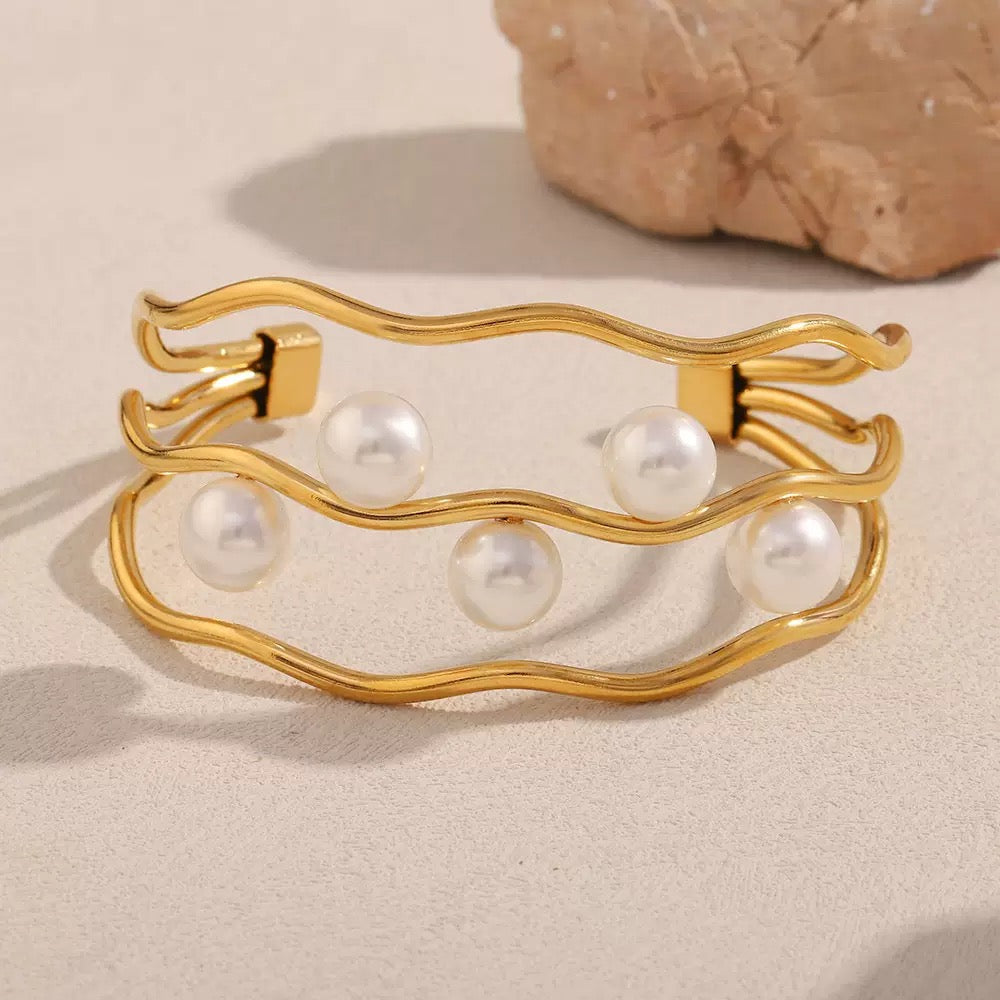 Peace of the Sea Cuff Bracelet