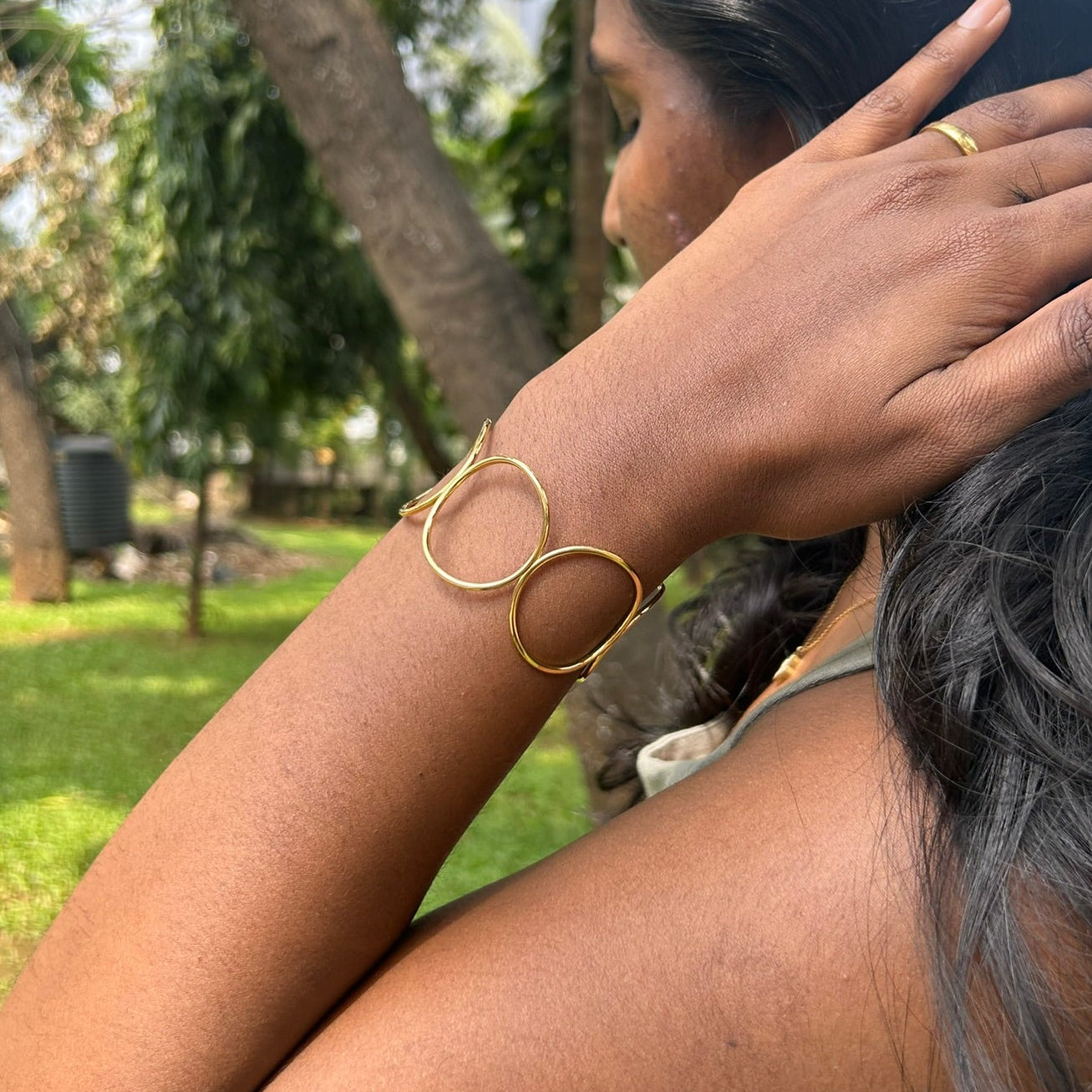 Circle Cuff Bracelet