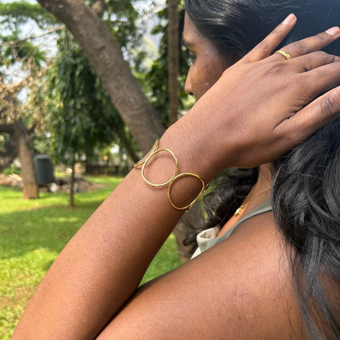 Circle Cuff Bracelet