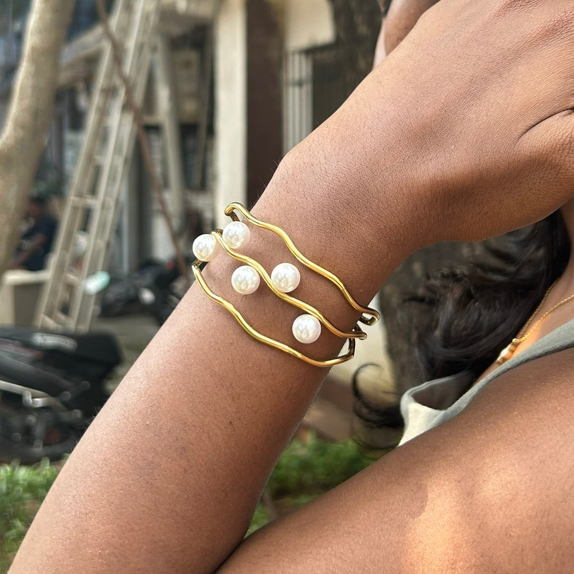 Peace of the Sea Cuff Bracelet