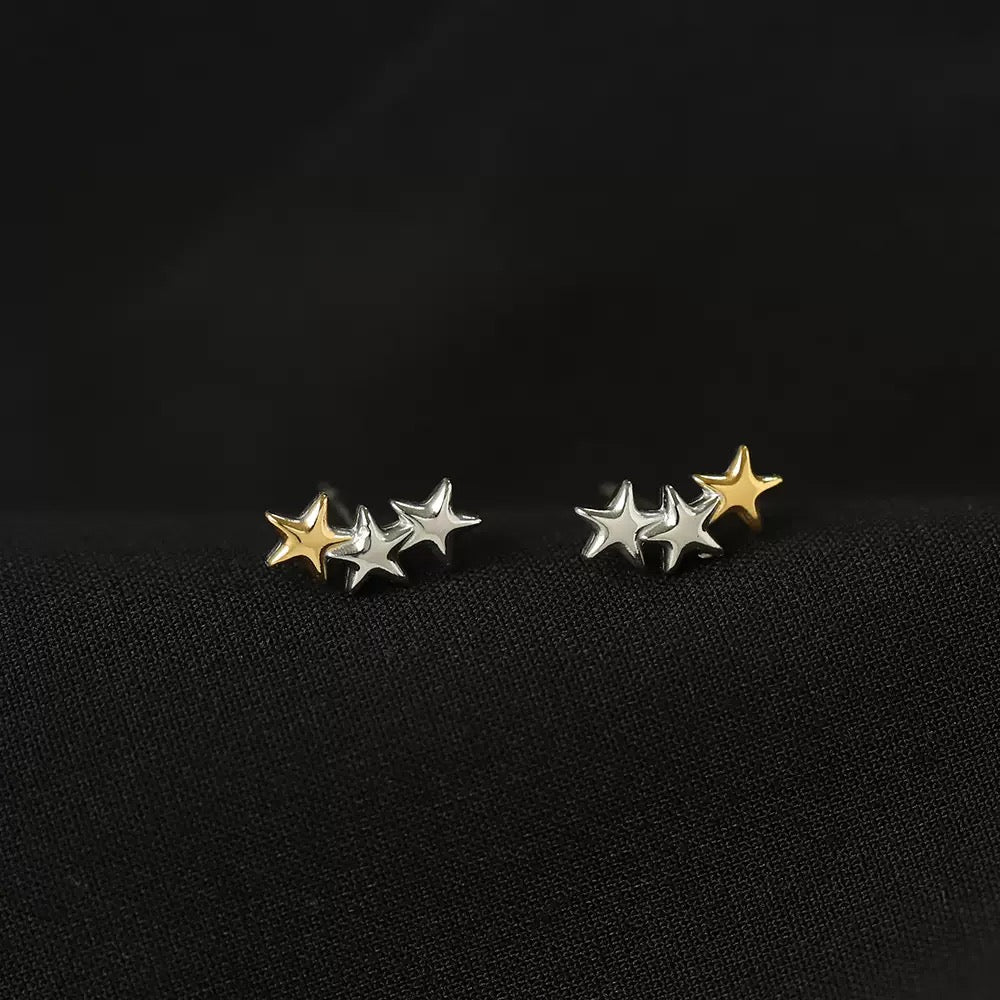Star Trio Earring