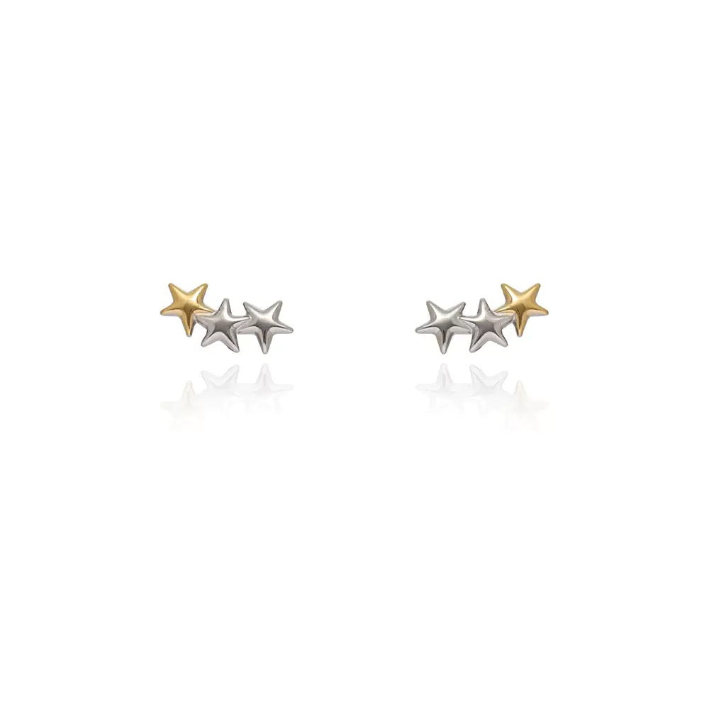 Star Trio Earring