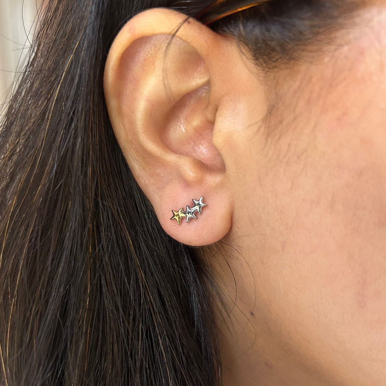 Star Trio Earring
