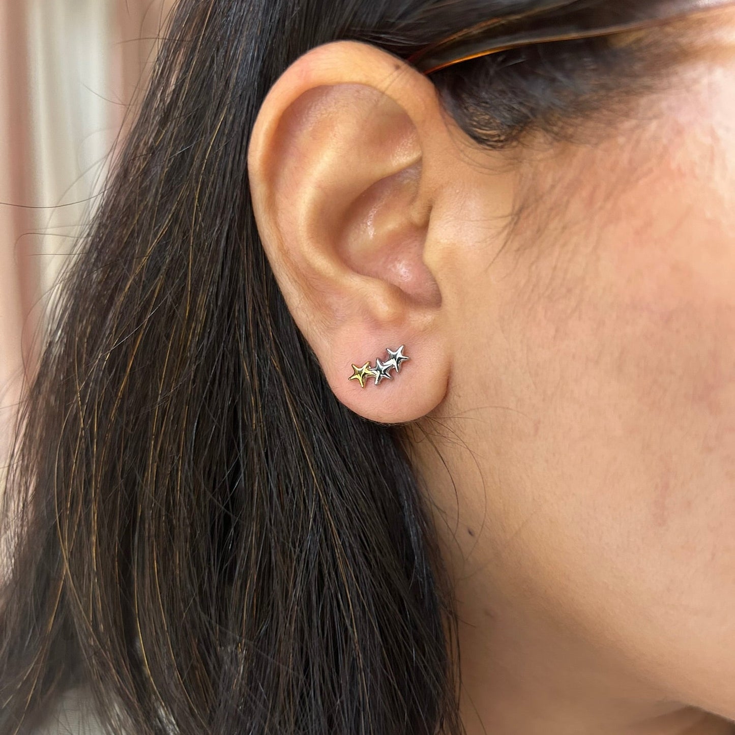 Star Trio Earring